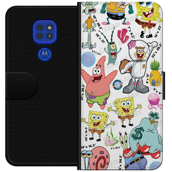 Motorola Moto G9 Play Tegnebogsetui SpongeBob SquarePants