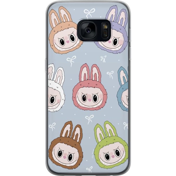 Samsung Galaxy S7 Gjennomsiktig deksel Pastel Labubu