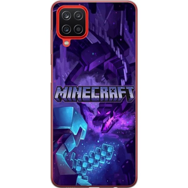 Samsung Galaxy A12 Läpinäkyvä kuori Minecraft
