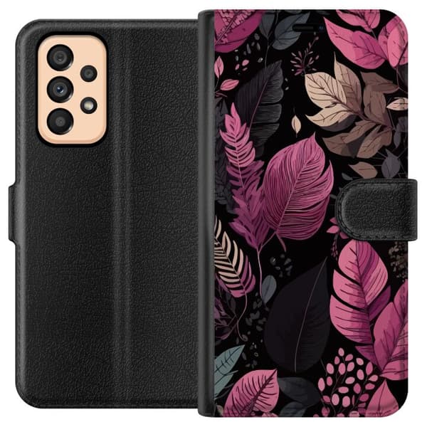 Kompatibelt Lommeboketui til Samsung Galaxy A53 5G Blomster