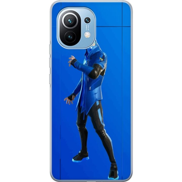 Xiaomi Mi 11 Gennemsigtig cover Fortnite - Ninja Blue