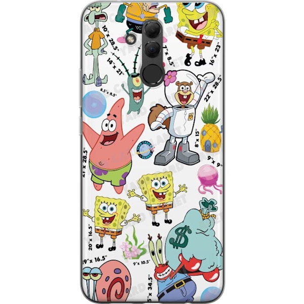 Huawei Mate 20 lite Gennemsigtig cover SpongeBob SquarePants