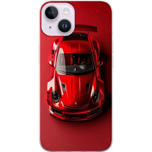 Apple iPhone 15 Plus Gennemsigtig cover Porsche