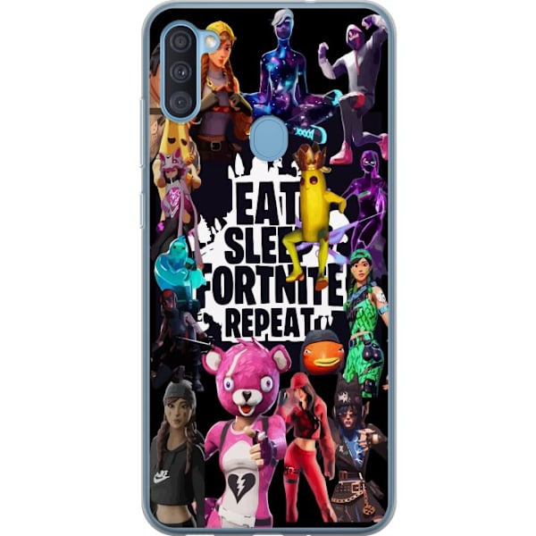 Samsung Galaxy A11 Gennemsigtig cover Fortnite