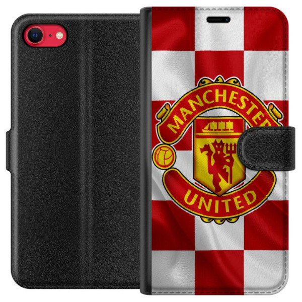 Apple iPhone SE (2022) Plånboksfodral Manchester United