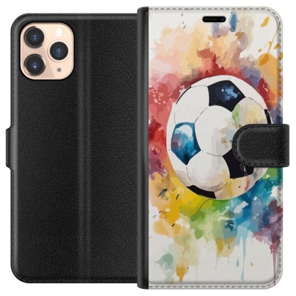 Apple iPhone 11 Pro Plånboksfodral Fotboll
