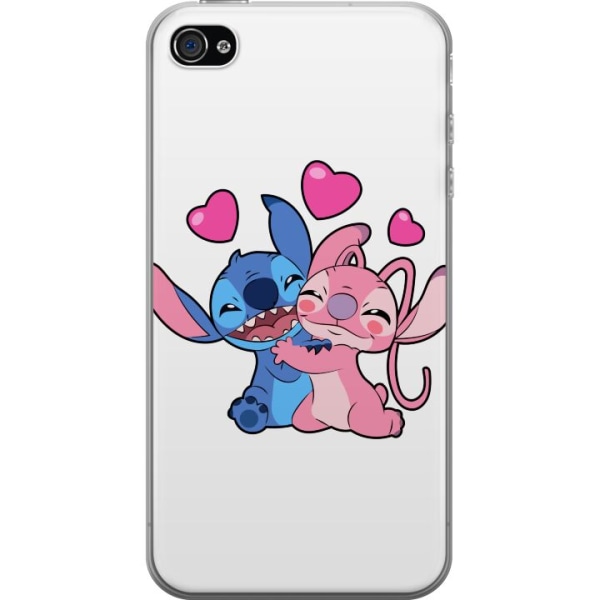 Apple iPhone 4 Gennemsigtig cover Lilo & Stitch