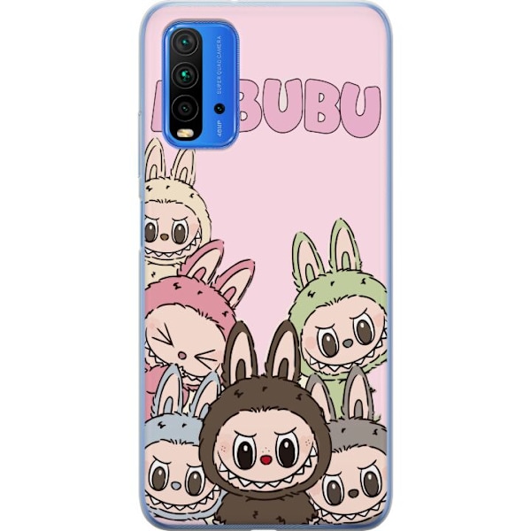 Xiaomi Redmi Note 9 4G Läpinäkyvä kuori Labubu Classics