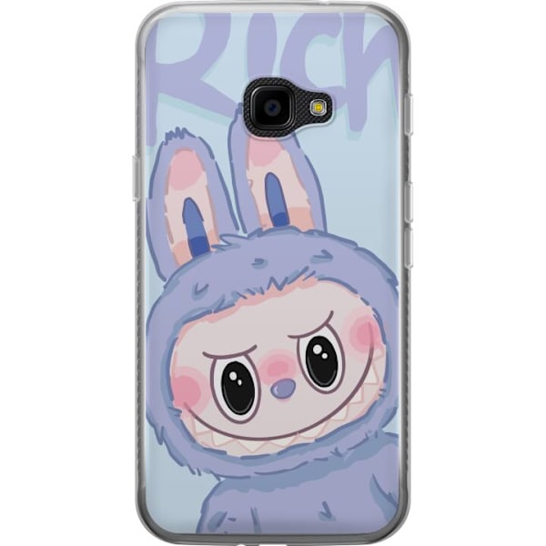 Samsung Galaxy Xcover 4 Läpinäkyvä kuori Sininen Jänis Labubu