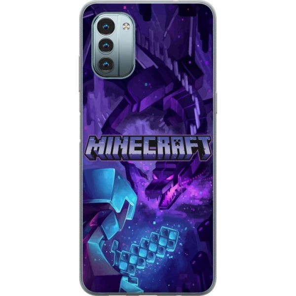 Nokia G11 Gjennomsiktig deksel Minecraft