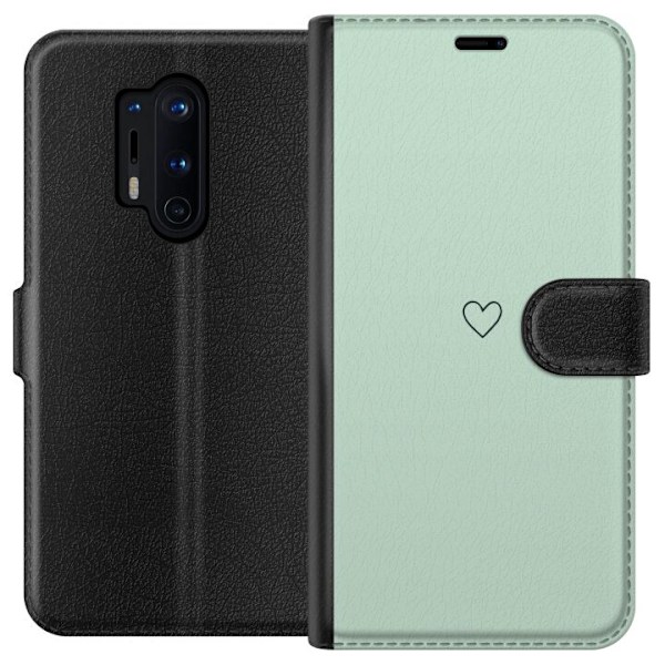 OnePlus 8 Pro Lommeboketui Enkelt Hjerte