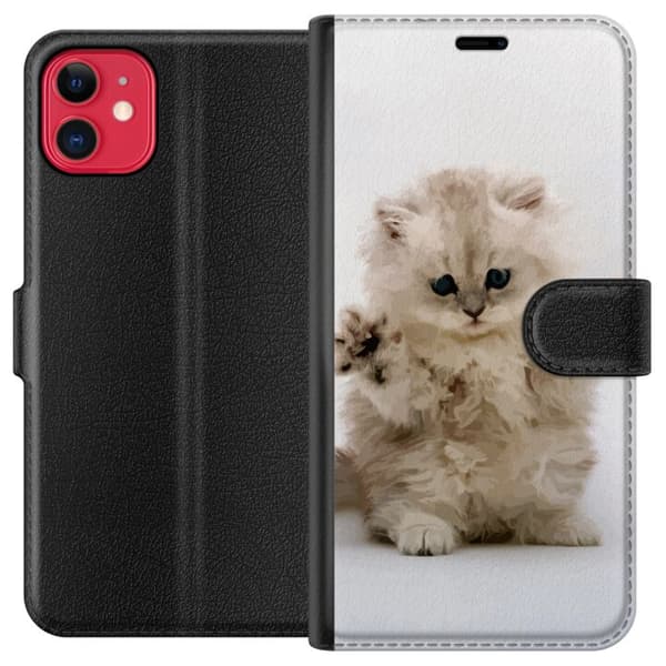 Yhteensopiva Lompakkokotelo Apple iPhone 11 Kissa