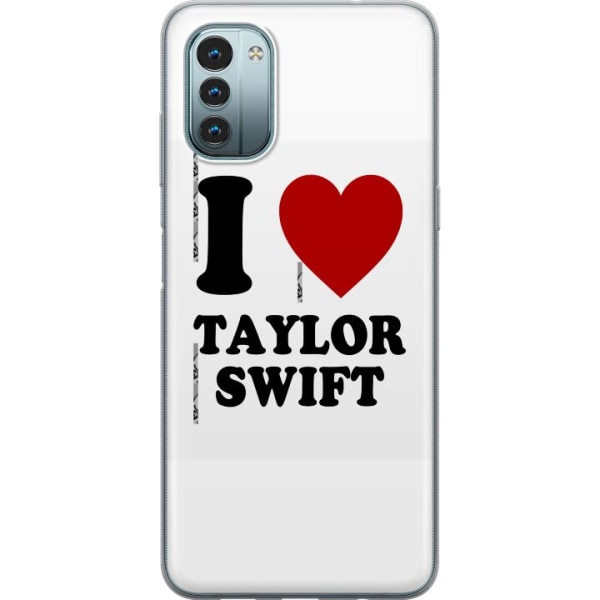Nokia G11 Läpinäkyvä kuori Taylor Swift