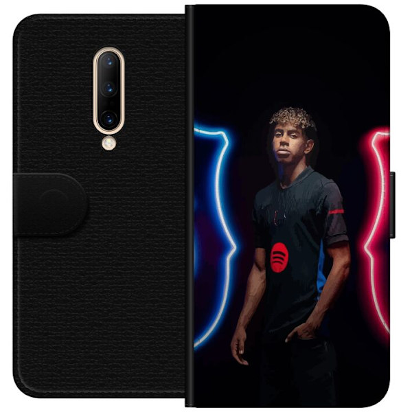 OnePlus 7 Pro Tegnebogsetui Yamal Fodbold FC Barcelona Ung Talent Spiller Fodboldstjerne Spanien La Liga Populært Motiv