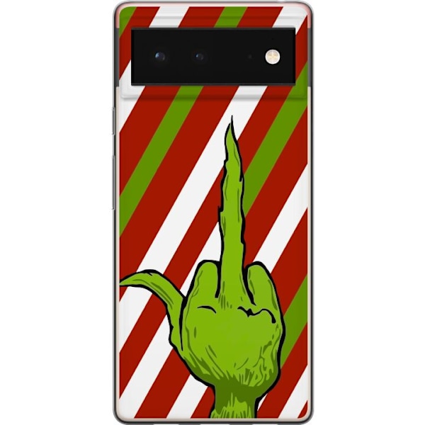 Google Pixel 6 Läpinäkyvä kuori Grinch