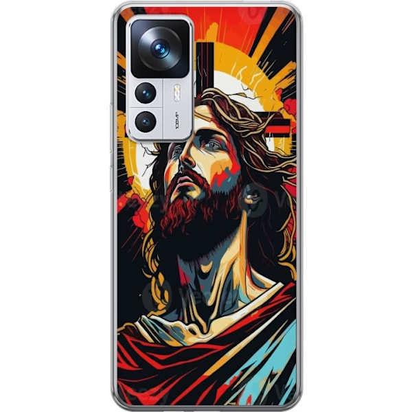 Xiaomi 12T Pro Läpinäkyvä kuori Jeesus ja Kortti - uskonnol