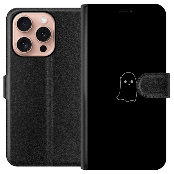 Kompatibel Tegnebogsetui til Apple iPhone 16 Pro Spøgelse