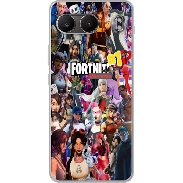 OnePlus Nord 4 Läpinäkyvä kuori Fortnite