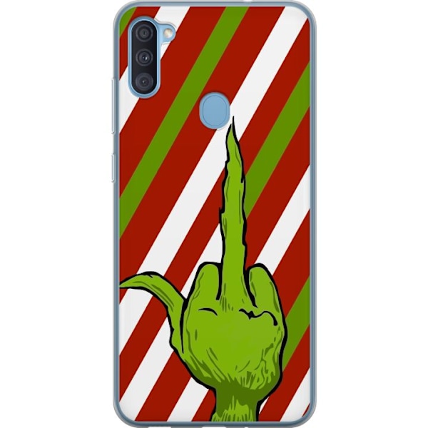 Samsung Galaxy A11 Genomskinligt Skal Grinch