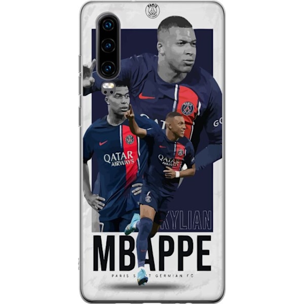 Huawei P30 Genomskinligt Skal Kylian Mbappé