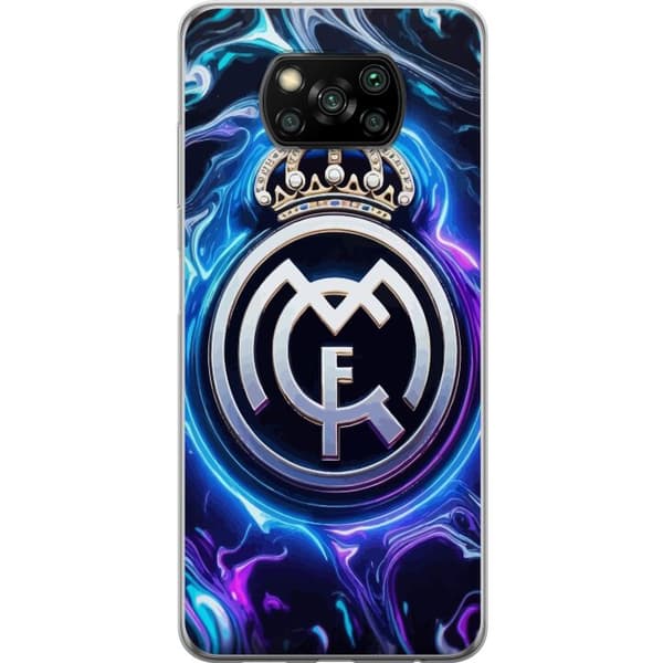 Kompatibelt Mobilskal till Xiaomi Poco X3 NFC Real Madrid
