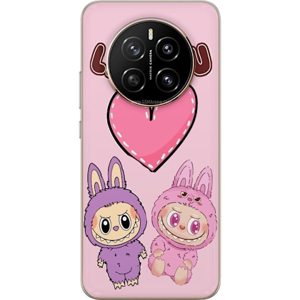 Honor Magic7 Gjennomsiktig deksel Labubu Pink Monster