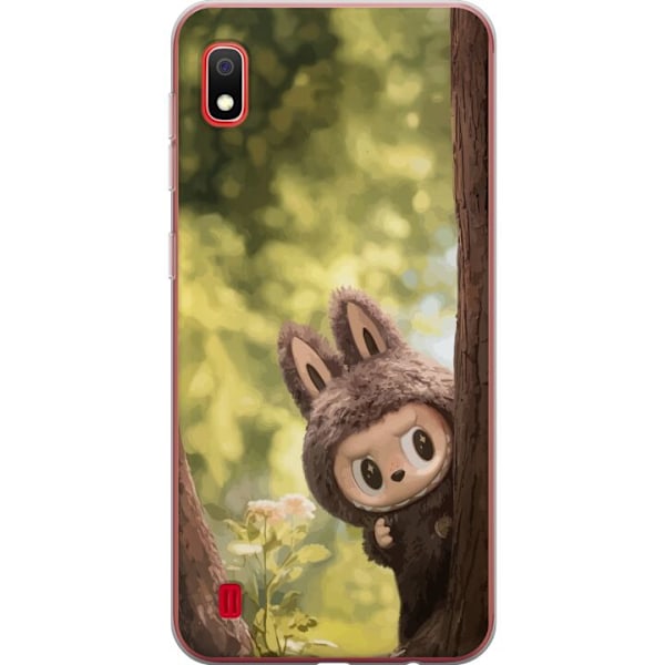 Samsung Galaxy A10 Genomskinligt Skal Labubu Graffiti Vibes – Gatukonst i monsterform
