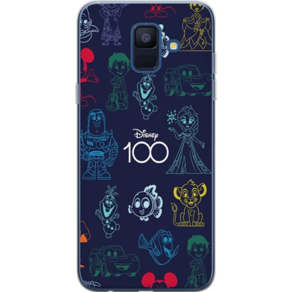 Samsung Galaxy A6 (2018) Genomskinligt Skal Disney 100