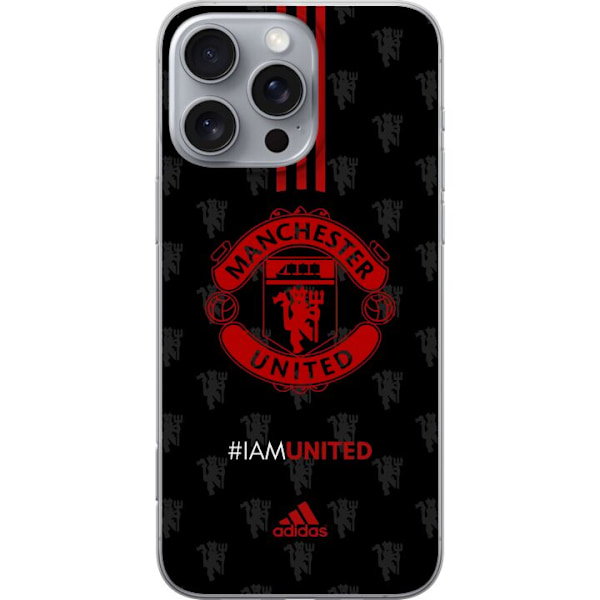 Apple iPhone 16 Pro Max Läpinäkyvä kuori Manchester United