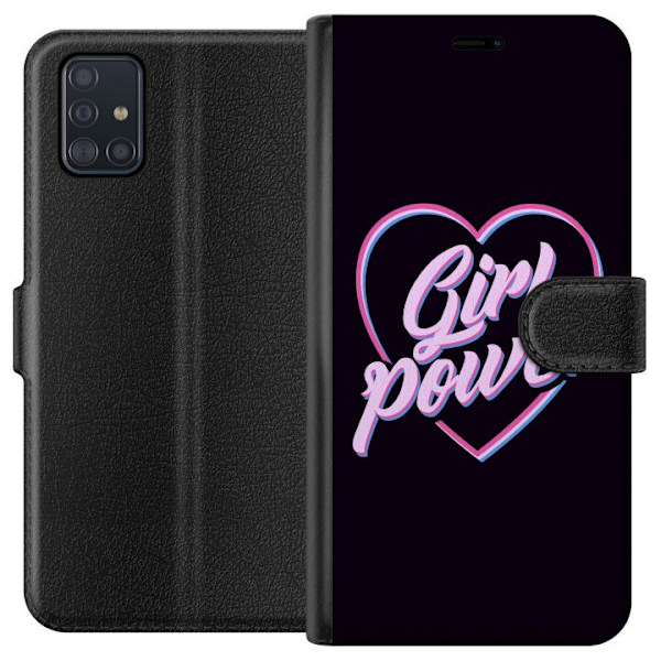 Samsung Galaxy A51 Tegnebogsetui Neon Pige Kraft