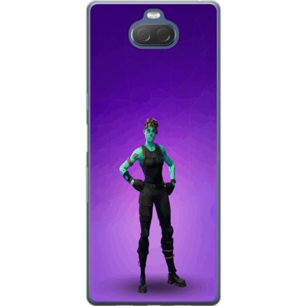 Sony Xperia 10 Plus Gennemsigtig cover Fortnite - Ghoul Troope