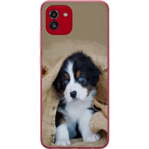 Samsung Galaxy A03 Gennemsigtig cover Hundebarn