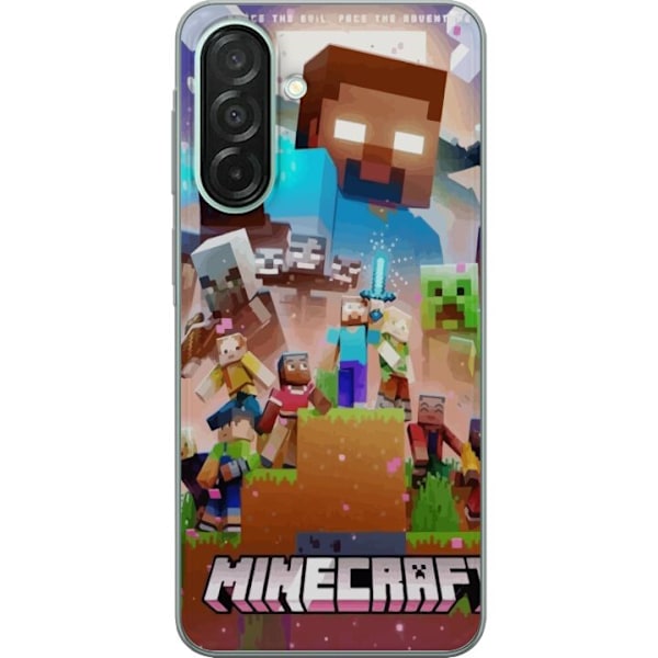 Samsung Galaxy A26 Genomskinligt Skal Minecraft