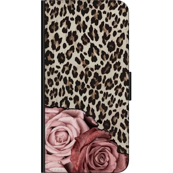 Samsung Galaxy Xcover 3 Tegnebogsetui Leopard Rosen