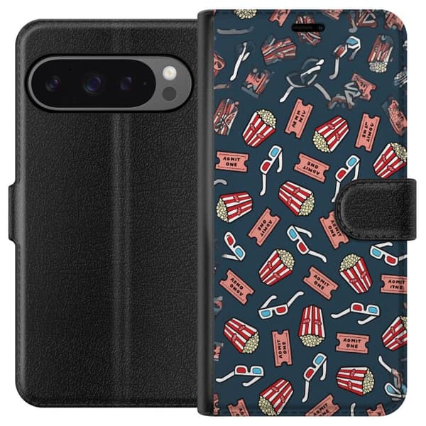 Kompatibelt Plånboksfodral till Google Pixel 9 Pro XL Biokväll blå