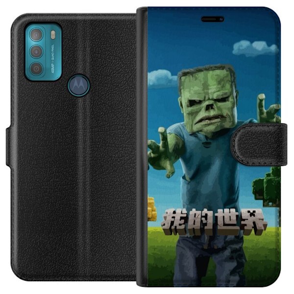 Motorola Moto G50 Lompakkokotelo A Minecraft Movie