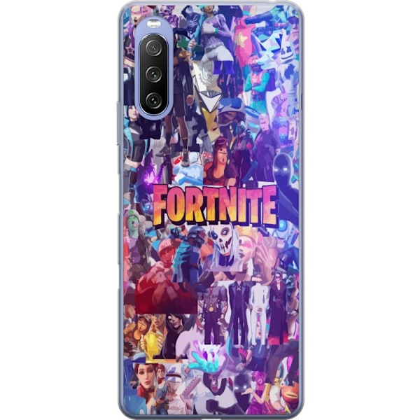 Sony Xperia 10 III Gjennomsiktig deksel Fortnite