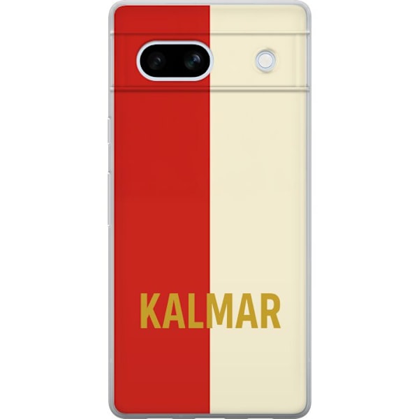 Google Pixel 7a Läpinäkyvä kuori Kalmar - jalkapallo