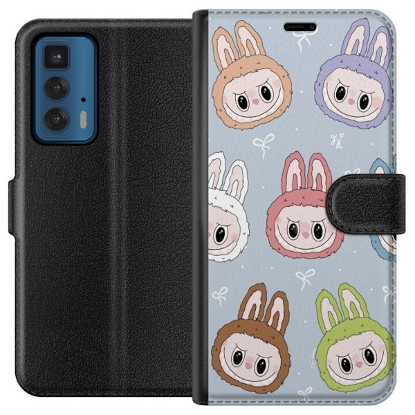 Motorola Edge 20 Pro Plånboksfodral Labubu Star Pattern – S