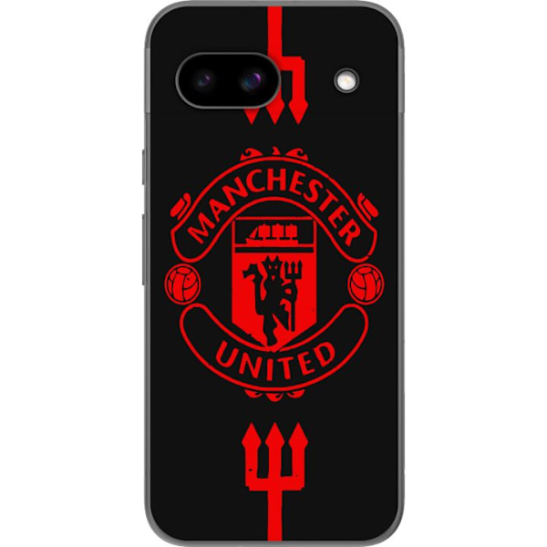 Google Pixel 8a Läpinäkyvä kuori ManchesterUnited