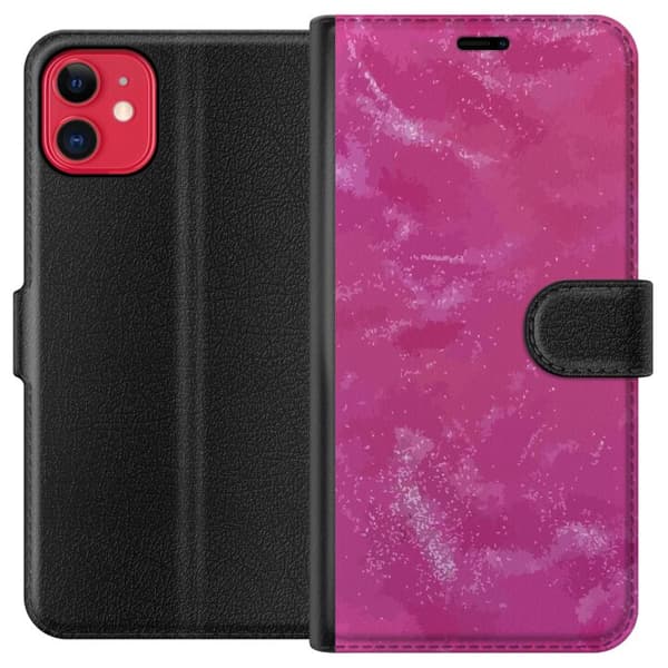 Kompatibel Tegnebogsetui til Apple iPhone 11 rosa