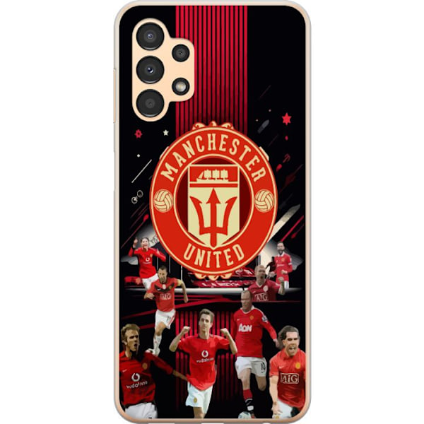 Samsung Galaxy A13 Läpinäkyvä kuori Manchester United F.C.