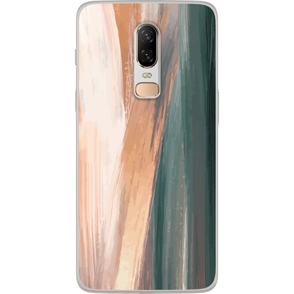 OnePlus 6 Gennemsigtig cover Abstrakt Mønster