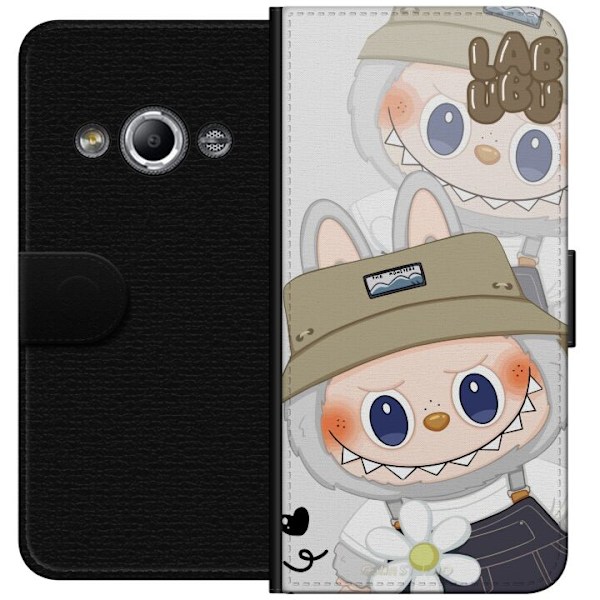 Samsung Galaxy Xcover 3 Tegnebogsetui Labubu Minimal Mood - Enkel og stilren monsterdesign