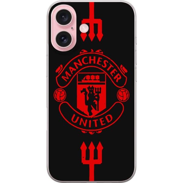 Kompatibelt Mobildeksel til Apple iPhone 16 ManchesterUnited