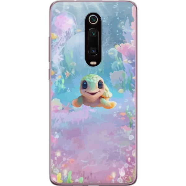 Xiaomi Mi 9T Pro  Gennemsigtig cover skildpadde