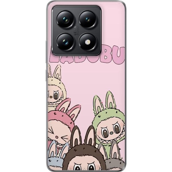 Xiaomi 14T Läpinäkyvä kuori Labubu Pop Mart Hahmot Keräilykohteet Suosittu Hahmosarja Suunnittelu Pop Mart Leikkikalutaide Aihe