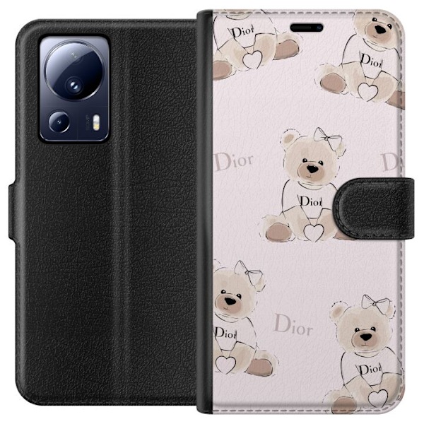 Xiaomi 13 Lite Lompakkokotelo Teddy Dior Vibes - ylellinen nal