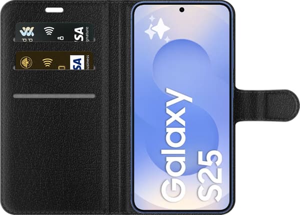 Kompatibel Tegnebogsetui til Samsung Galaxy S25 Kirsebærblomst grøn