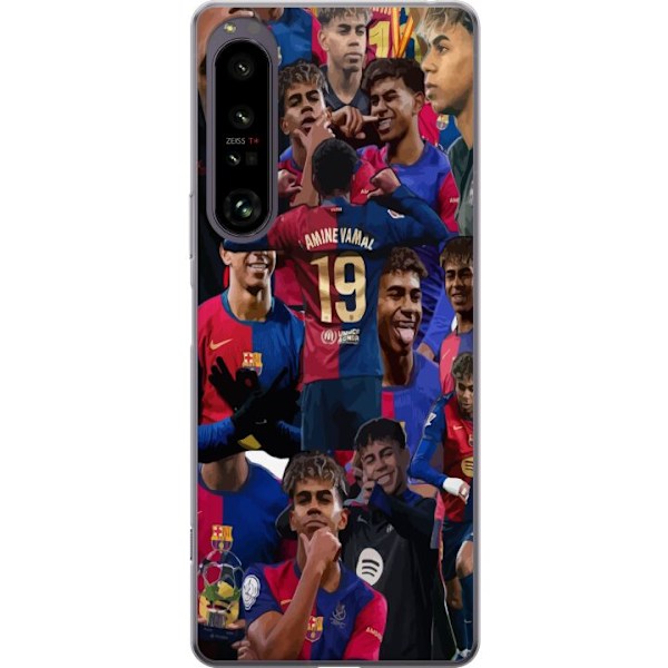 Sony Xperia 1 IV Läpinäkyvä kuori Lamine Yamal mobiilikotelo jalkapallofaneille